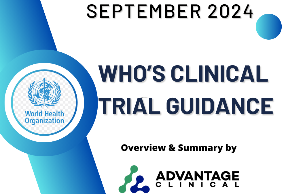 WHO’s Global Guidance for Best Practices in Clinical Trials- Coming September 2024